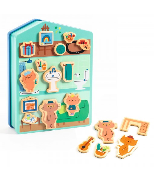 Inzebox - InZeHouse - magnétiques en bois