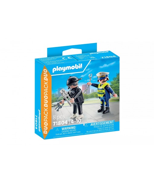 Duopack - Policier et bandit avec accessoires