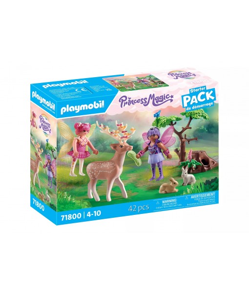 Starter pack - Duo de fées avec animaux de la forêt