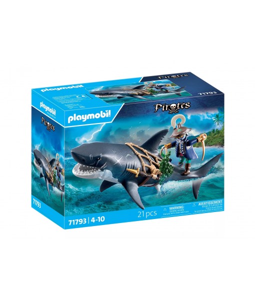 Pirates - Pirate et requin avec machoire articulée