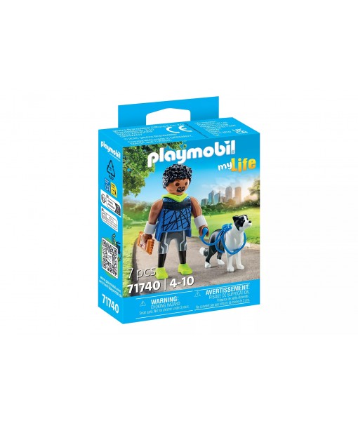 My life - Homme sportif avec border collie