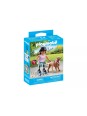 My life - Jeune fille rolleuse avec retriever