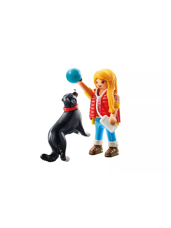 My life - Jeune fille avec chien de montagne