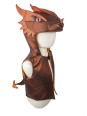 Veste sans manches avec capuche dragon rouge 3-4 ans