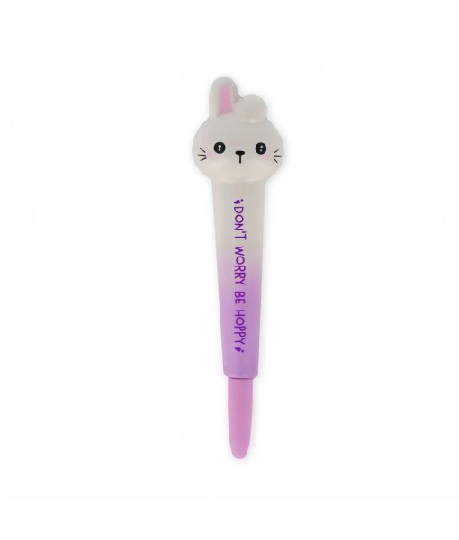 Stylo à encre gel anti-stress lapin