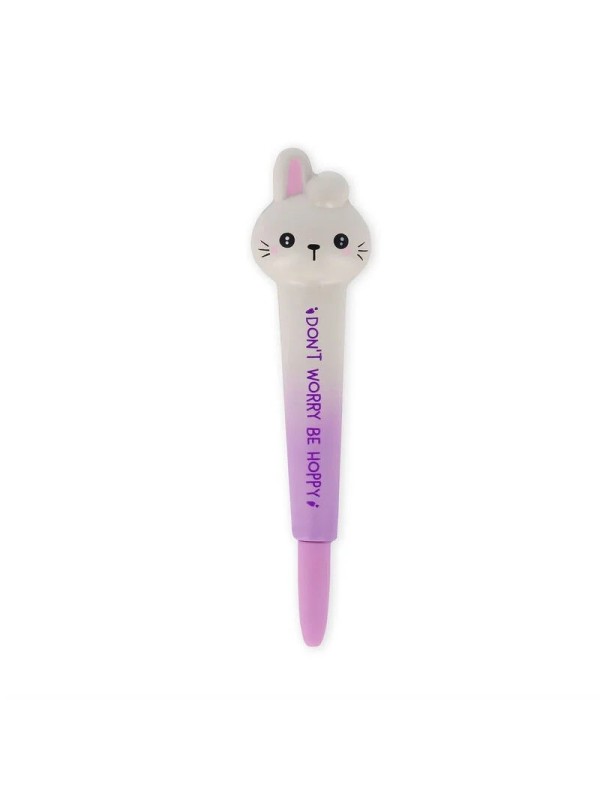 Stylo à encre gel anti-stress lapin