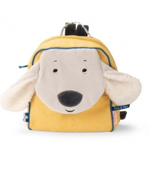 Sac à dos Pilou jaune Puce & Pilou