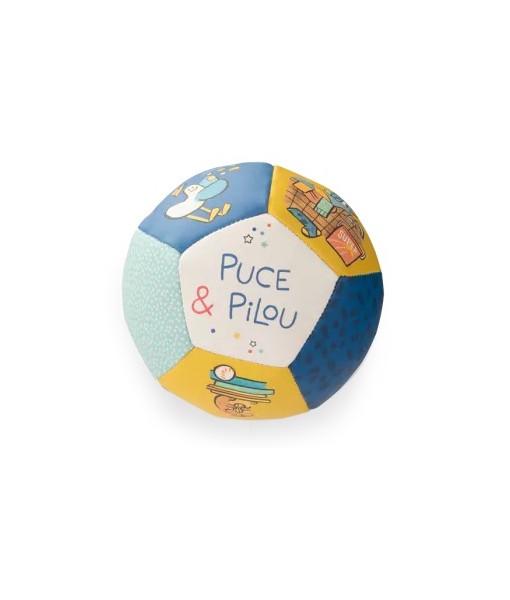 Balle souple 10 cm Puce & Pilou