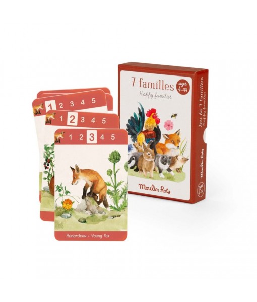 Jeu de 7 familles Le jardin du moulin