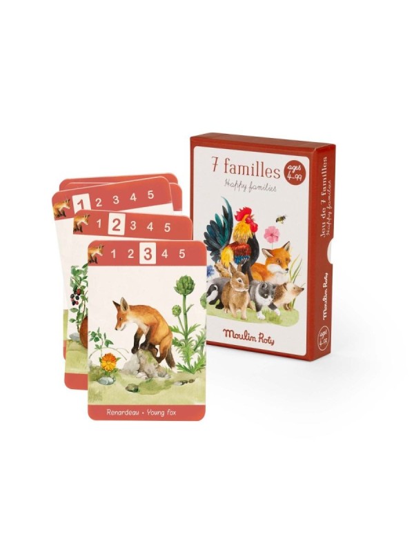 Jeu de 7 familles Le jardin du moulin