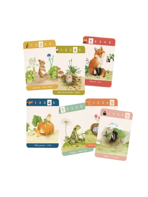 Jeu de 7 familles Le jardin du moulin