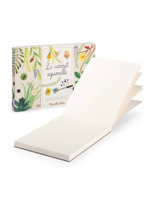 Carnet d'aquarelle Le jardin du Moulin