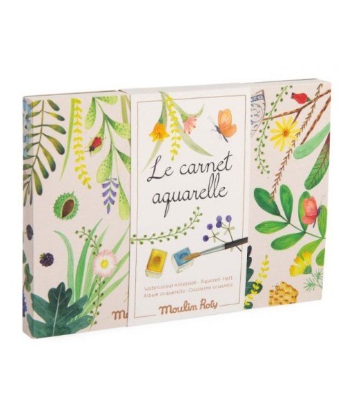 Carnet d'aquarelle Le jardin du Moulin