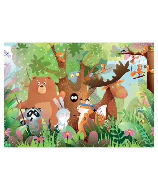 Puzzles Animaux sauvages - 2 x 24 pièces