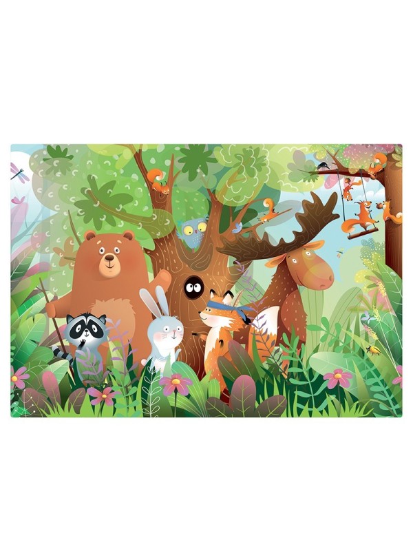 Puzzles Animaux sauvages - 2 x 24 pièces