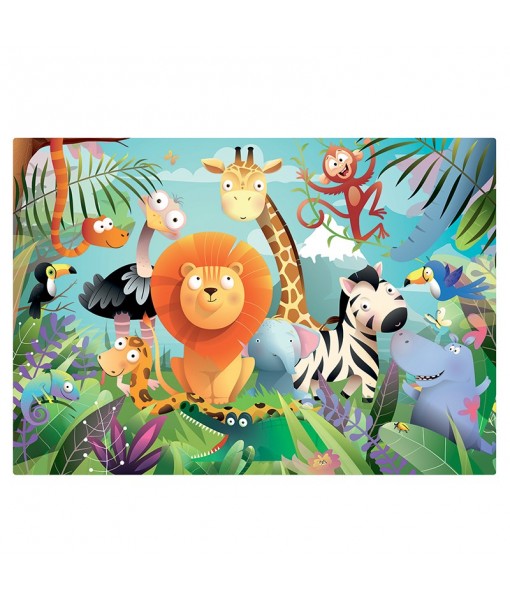 Puzzles Animaux sauvages - 2 x 24 pièces