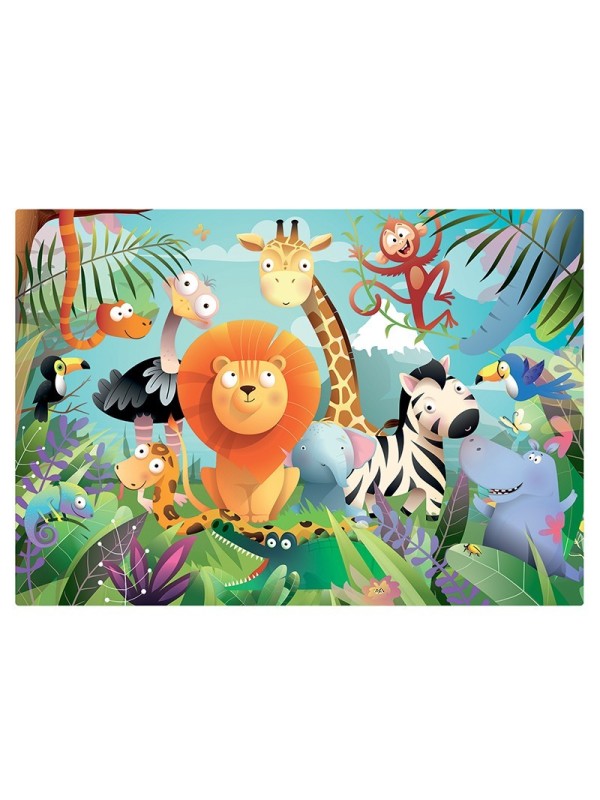 Puzzles Animaux sauvages - 2 x 24 pièces