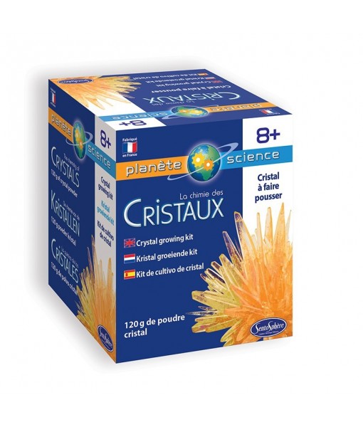 Cristal jaune à faire pousser