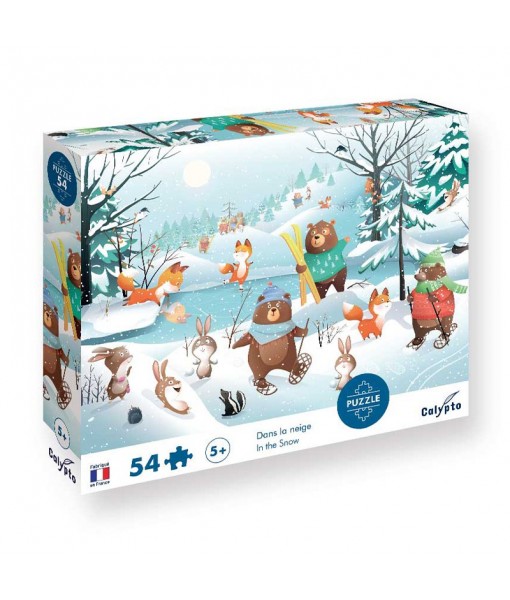 Puzzle Dans la neige - 54 pièces