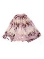 Cape pailletée brillante "the 5th Avenue" rose 4-6 ans