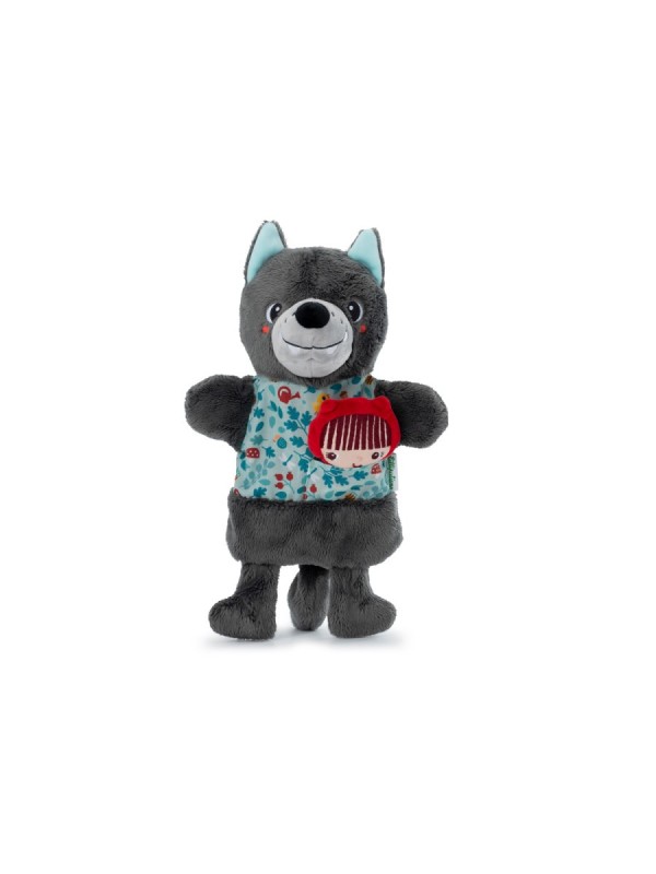 Louis le loup marionnette à main