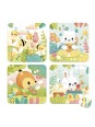 4 Puzzles évolutifs Pure (6, 9, 12, 16 pièces)