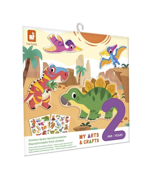 Stickers repositionnables dinos