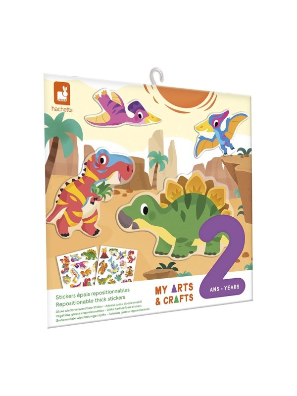 Stickers repositionnables dinos