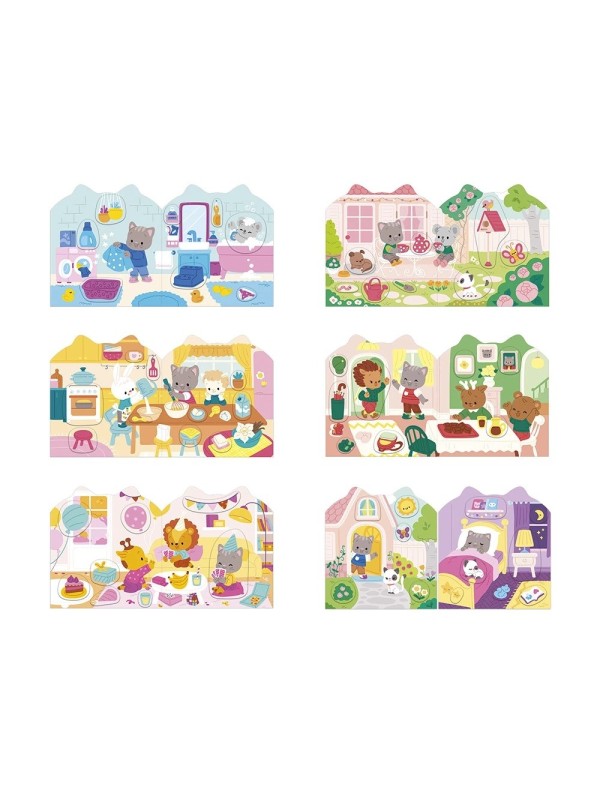Cahier de stickers - La maison