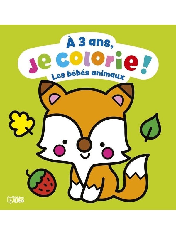 A 3 ans je colorie les bébés animaux