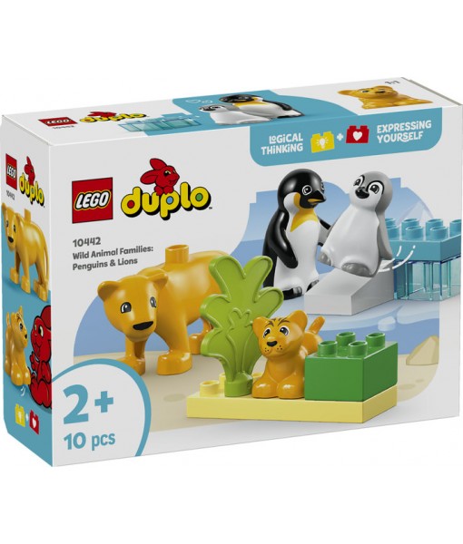 Lego duplo - Familles d'animaux sauvages - Pingouins et lions