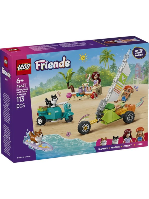 Lego friends - Chiens surfeurs et aventures en scooter