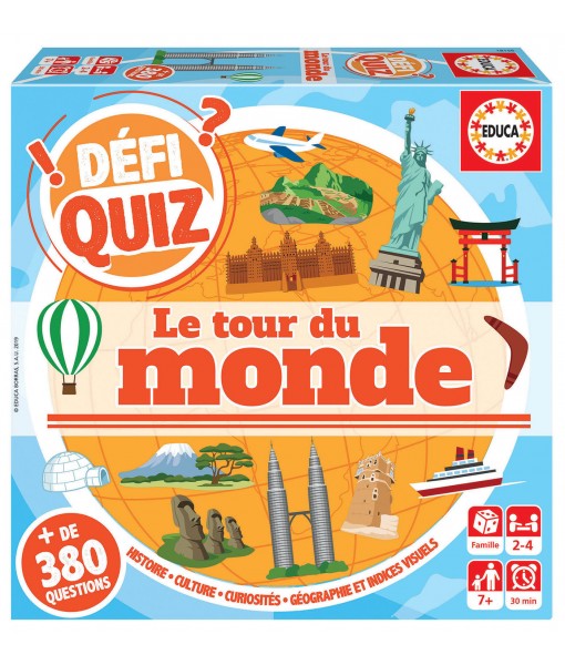 Mini quiz - Le tour du monde