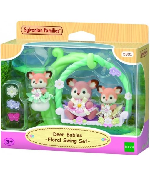 Bébés biche et balancelle