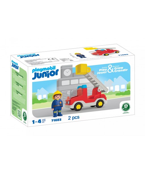Junior - Camion de pompier avec échelle pivotante