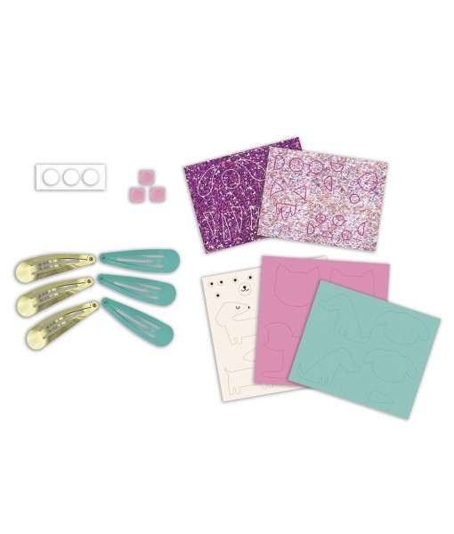 6 barrettes à créer - Little pets