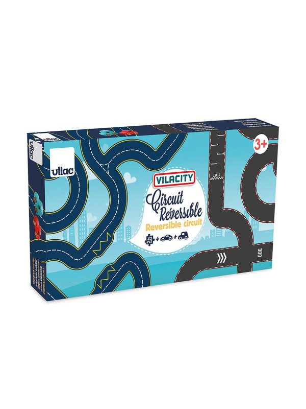 Circuit réversible en carton