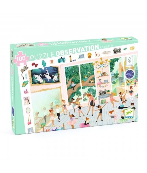 Puzzle observation L'école de danse - 100 pièces