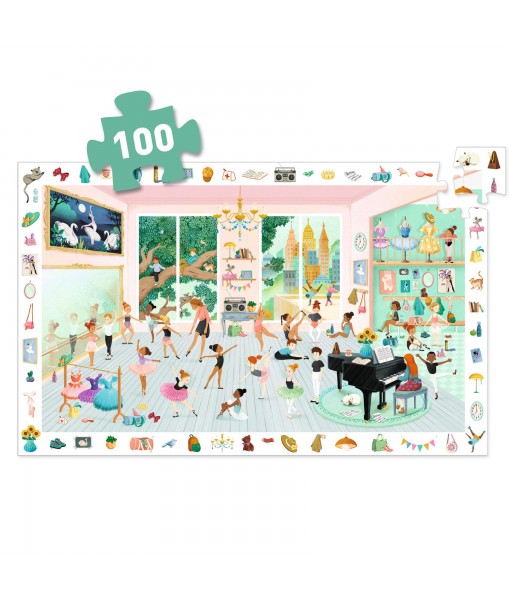 Puzzle observation L'école de danse - 100 pièces