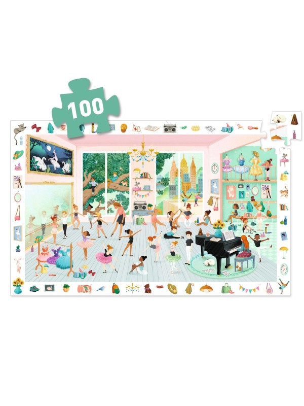 Puzzle observation L'école de danse - 100 pièces
