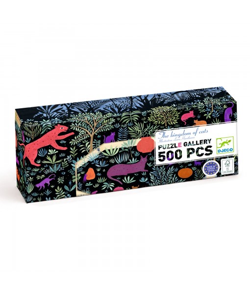 Puzzle gallery The kingdom of cats - 500 pièces
