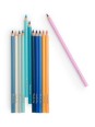 12 crayons de couleur Ciel et cartes L'explorateur