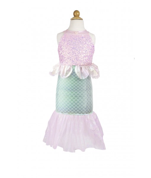 Robe de sirène Misty rose 5-6 ans