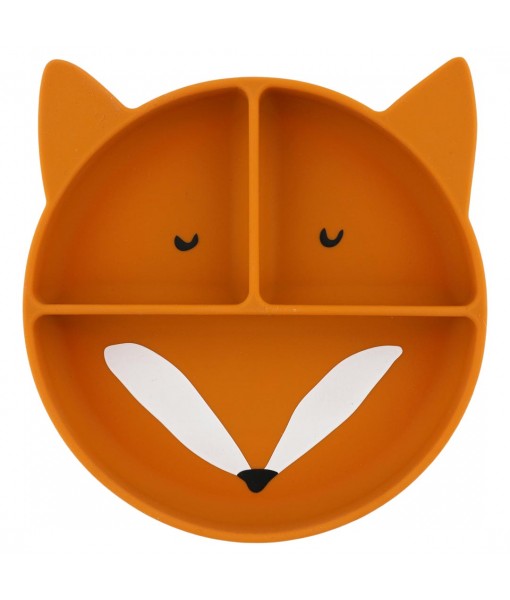 Assiette avec compartiments Mr Fox