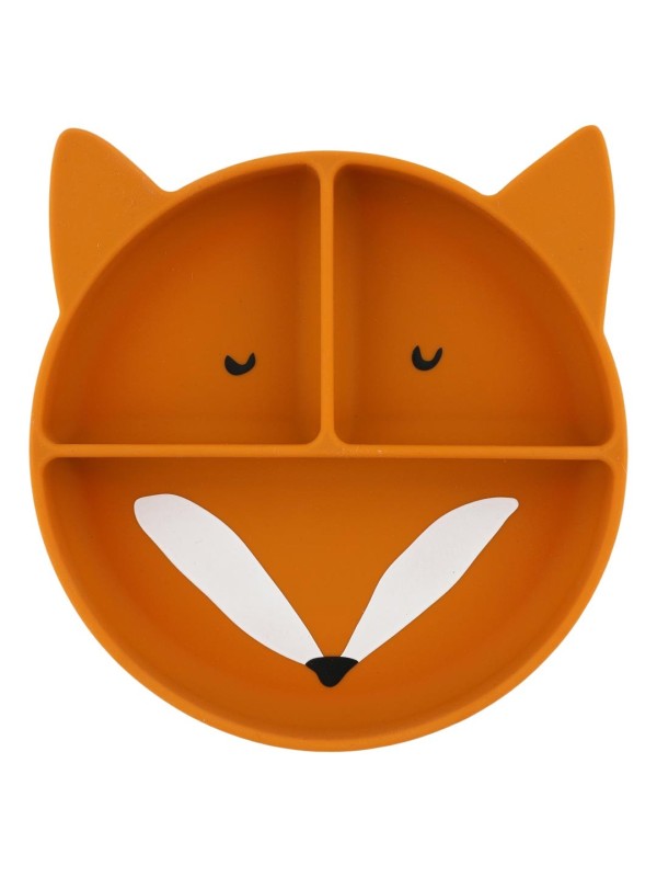 Assiette avec compartiments Mr Fox