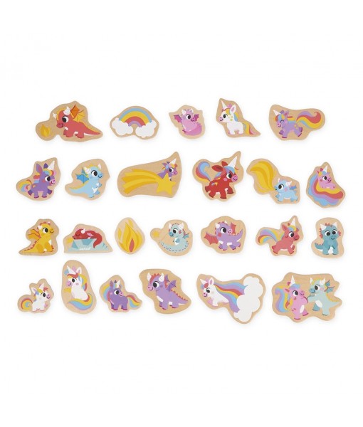 Magnets licornes et dragons