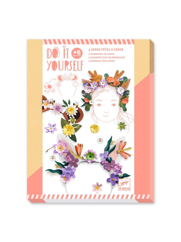 DIY - Flower friends - 3 serre-tête à créer