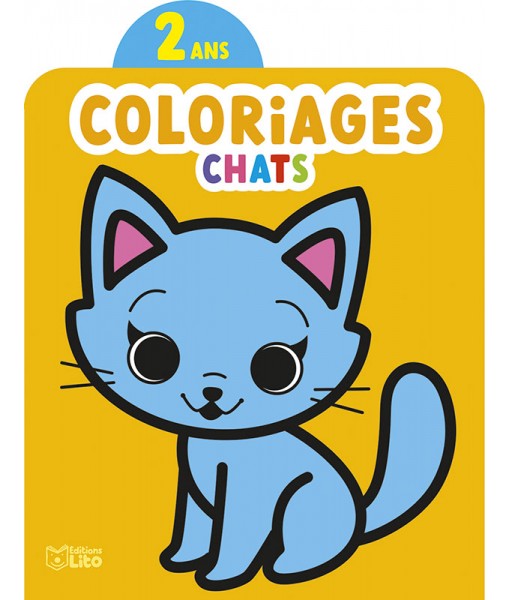 Coloriages chats 2 ans