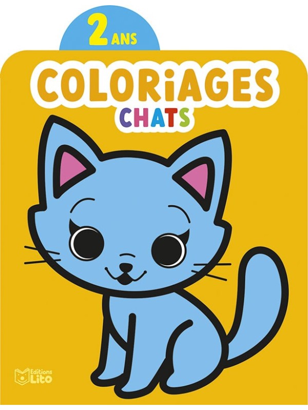 Coloriages chats 2 ans