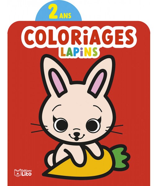 Coloriages lapins 2 ans
